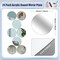 24Pcs Round Mirrors for Centerpieces, 8 Inches Acrylic Circle Mirror Plate 2mm Thickness Non-Glass Mirror Trays Tables Centerpieces Decorations for Home Wall Decor Wedding Table Reception